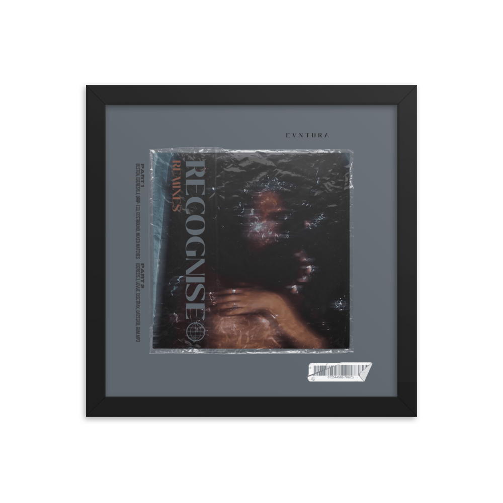 Recognise (Remixes) - 12'' x 12'' Framed Album Poster